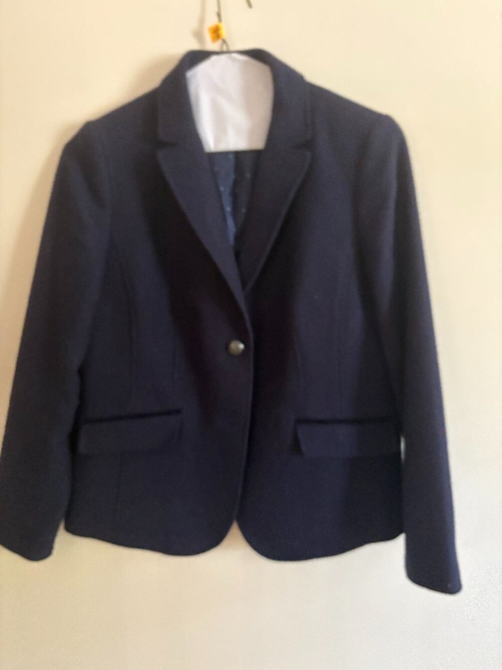Talbots Navy Tween Wool Blazer